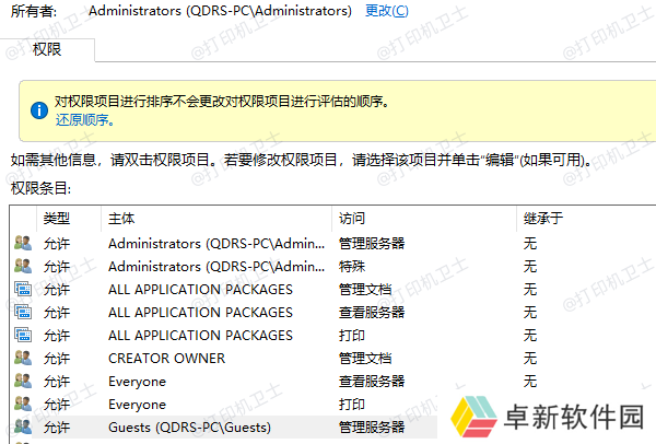 调整用户权限