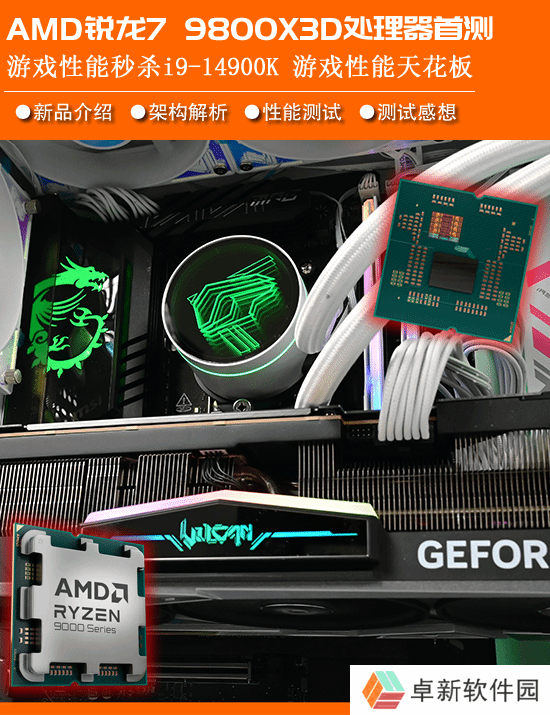 锐龙7 9800X3D首测：第二代3D V-Cache技术 Zen5架构加持问鼎游戏至尊处理器