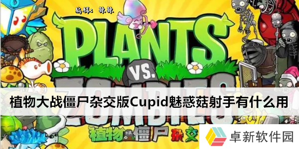 植物大战僵尸杂交版Cupid魅惑菇射手有什么用